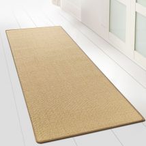 Teppich-Läufer auf Maß gekettelt Salvador natur Kettelung: Beige 200 x 350 cm
