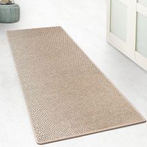 Karat - Teppich-Läufer auf Maß Kalkutta Sisaloptik Beige 100 x 200 cm