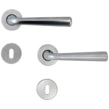 1COPPIA maniglia 'floss 2' cromo lucido/satinato