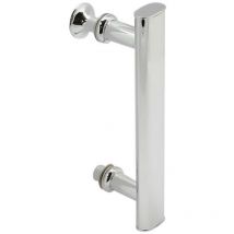 Fluxy - 1COPPIA maniglione per box doccia cm. 20 x 8 - interasse 15 cm