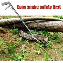 1m pinces à serpent pliables bâton attrape-reptile pince pliante pince à serpent à mâchoires larges outil de contrôle de serpent en acier
