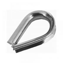 1PC 3mm Stainless Steel Heart Shaped Terminal 304 Wire Rope Protection Ring