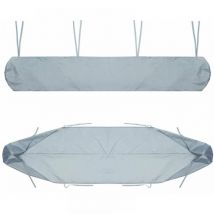 Cyslmuk - 1PC 5 m Sac de Protection pour Store Banne(Gris),Housse de Protection Anti-poussière pour auvent de terrasse Noir Housse de Rangement pour