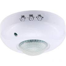 1PC Capteur de présence à Montage au Plafond,Interrupteur à détecteur de Mouvement PIR 220-240V,Interrupteur de lumière à détecteur de Mouvement