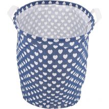 DK - 1Pc Cesto per la biancheria in tessuto Cesti per la biancheria con coperchio Contenitori pieghevoli Cesto per la biancheria Cestino per la