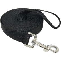 1PC Longe pour chien 10 m noire, laisse de dressage pour chien, laisse longue, adaptée aux petits et grands chiens