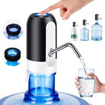 Distributeur d'eau,Pompe à Bouteille d'eau Rechargeable par usb 5 gallons Pompe distributrice de cruche de Bouteille d'eau, pour la Maison, Le