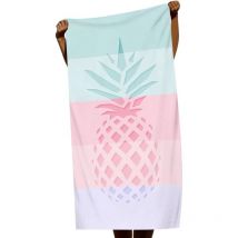 1pc Plage sans Sable - Châle Piscine avec Serviette sans Sable,Serviette sans Sable Camping Essentials Yoga Serviette d'exercice pour Femme 90x180cm