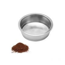 1PC (Single Cup)51mm Filtre Non-pressurisé, Filtre à Café en Acier Inoxydable Panier-filtre Monocouche Sans Pression, Panier-filtre à Expresso pour