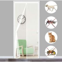 1pcs Moustiquaire Porte Fenetre Magnetique 80x210cm(31x83inch) Rideau Anti Mouche Porte Moustiquaire sur Mesure de Porte Rideau Anti Mouche pour