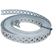 1 pz bandella in lamiera mm 25 - foro multiplo