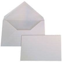 Cf busta con biglietto mm 75 x 112 bianca - CF.100 pz