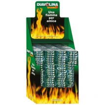 Diavolina - cf espositore accendifuoco 40 cubi 240 cf. (terra) CM.39 x 59 x H.95