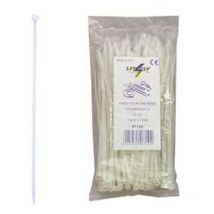1BLISTER fascette nylon naturale - MM.2,5X100