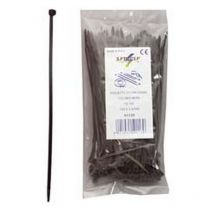 1BLISTER fascette nylon nere - MM.2,5X100