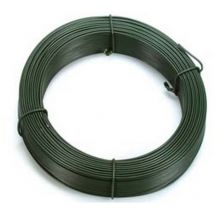 Trex - 1 pz filo ferro plastificato verde in matasse MT.100 - N17 filo MM.2,8 per tensione