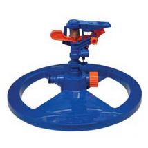 1BLISTER irrigatore a settore in plastica con base tonda