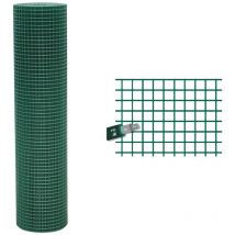 1 pz rete elettrosaldata plastificata h 50 cm - 6 x 6 mm - F.1,0