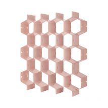 1set Drawer Divider Organizer 8pcs diy Plastic Grid Honeycomb Drawer Divider