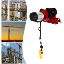 Senderpick - 1T/2204.6lbs Polipasto eléctrico miniatura de rodillos de viga deslizante Polipasto eléctrico