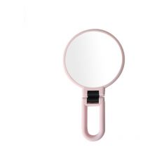 1X 15X Taschenspiegel mit Griff für unterwegs, Vergrößerungsspiegel, Vergrößerung, faltbarer doppelseitiger Spiegel, Damenspiegel für Augen-Make-up