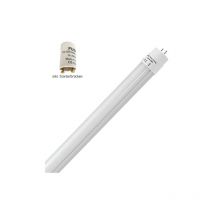 1x 9W led Röhre G13 T8 60cm Leuchtstoffröhre Tube Warmweiß 3000K 900 Lumen 270° Abstrahlwinkel/inkl. Starter milchweiße Abdeckung [Energieklasse a+]