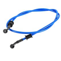 Jeffergarden - 1x 60cm Moto Tressé En Acier Inoxydable Frein Embrayage Huile Tuyau Ligne Tuyau Bleu