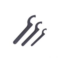 1x Clé à crochet réglable 28-32mm, clés à ergot, clé tricoise universelle, pour la fixation ou le démontage des écrous ronds et des couvercles de