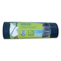 Secolan - 1x10 Schwerlast Abfall- säcke 120 l grigio/nero