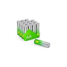 Gp Pilas aa 1,5 v Super Alkaline Longlife G-Tech, Paquete de Almacenamiento con 16 Pilas Mignon aa R6