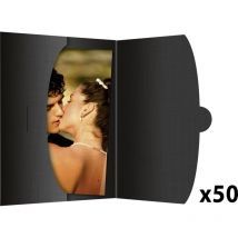 1x50 Daiber Pochettes pour format jusque 15x20 noir (09018)