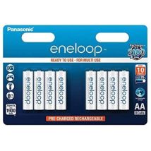 Pile Rechargeable Lr6 (aa) Nimh Panasonic Eneloop Hr06 1900 Mah 1.2 V 8 Pc(s) Q662551