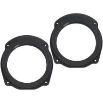 Adnauto - 2 Adaptateurs hp compatible avec Fiat Stilo 165mm av Bois mdf impregnes