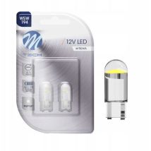 Ampoules W5w Led Diodes Lentille Blanche Cristal