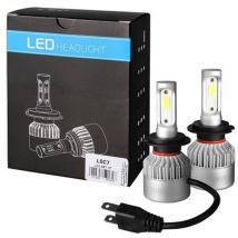 2 Ampoules Led H7 80W 9A 32V 10000 lumens 6500K