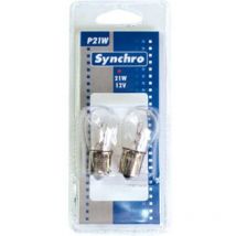 2 ampoules monofil P21W 12V 21W x10