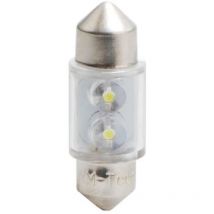 2 ampoules navettes a led Blanches 31 mm 12V 0.25W