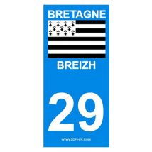 Stickzif - 2 autocollants Region Departement 29