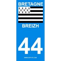 2 autocollants – Région Département 44 – Version 2 – Quincaillerie
