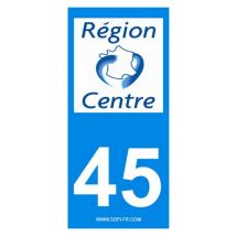Decoho - 2 autocollants Region Departement 45