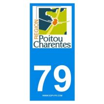 Decoho - 2 autocollants Region Departement 79