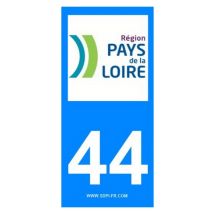 Decoho - 2 autocollants Region Departement 44