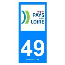 Decoho - 2 autocollants Region Departement 49