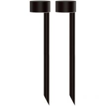Lumisky - 2 balizas solares para clavar en el suelo H30cm forty