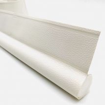 2 bandes d'étanchéité blanches pour bas de porte, isolation phonique, fente de pare-brise, isolation thermique, ruban anti-poussière et anti-insectes