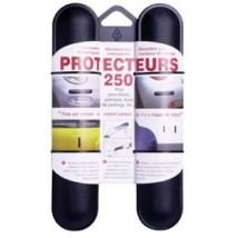 2 Butoirs pare-chocs 25cm noirs