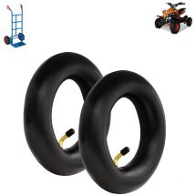 2 camere 3.50/4.10-4 x ruote carrello carrellino gomma pneumatico copertone 4