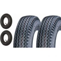 Union - 2 camere d'Aria + 2 Pneumatici copertoni 4.00-10 rinforzati 6PR gomme 69N per Ruote Carrello rimorchio appendice asin: B07VRDCW5D