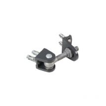 Locinox - 2 charnières à visser avec réglage à 180°, à visser avec fixation quick fix