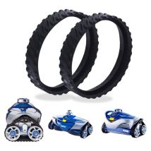 2 chenilles adaptables pour Zodiac MX6 MX8 MX9, pneus de Robot Nettoyeur Piscine Baracuda R0526100